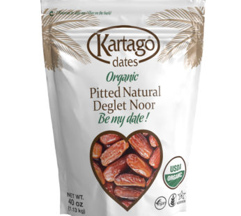 Organic Tunisian Deglet Noor Dates (Pitted) 1.13kg Kartago