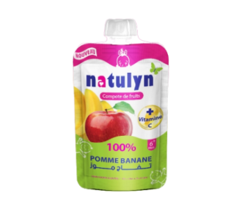 Compote En Gourde Pomme Banane – 90gr