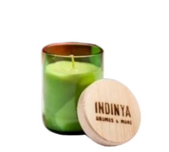 Bougie Parfumée -Eco Glass Candle – Indinya Aromes